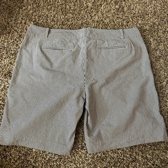 Ann Taylor Signature Blue and White Shorts - Size Women’s 16 - Picture 2 of 4